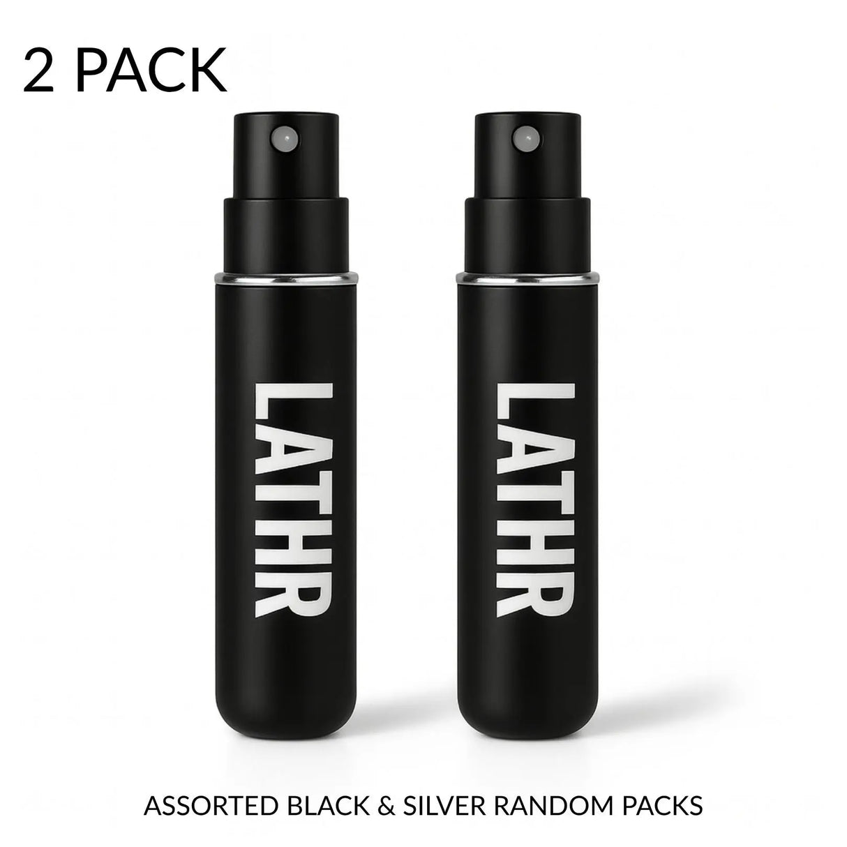 Cologne Refillable Travel Sprayer Atomizer 2 Pack LATHR Made In Canada