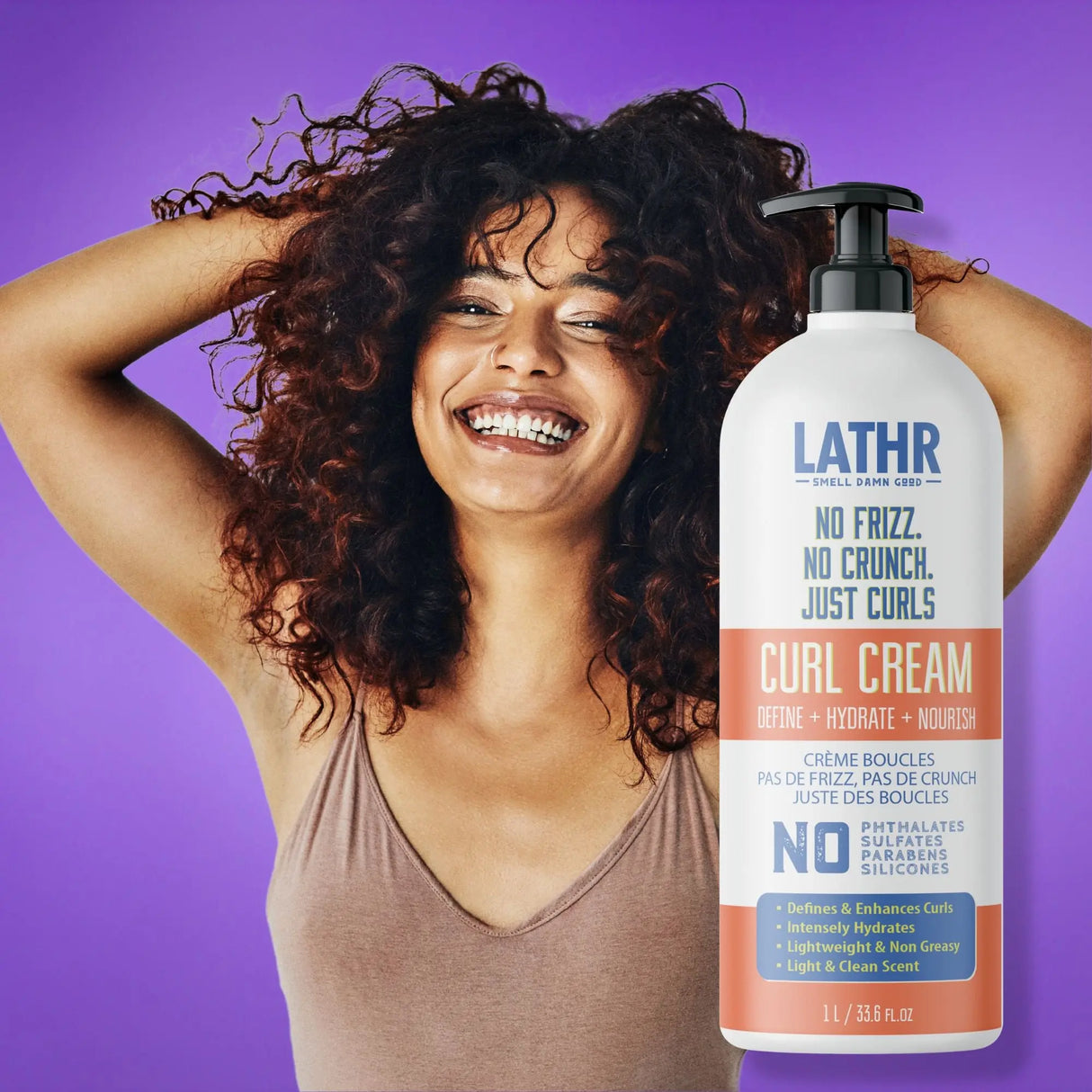 Curl Cream - No Frizz No Crunch LATHR Made In Canada