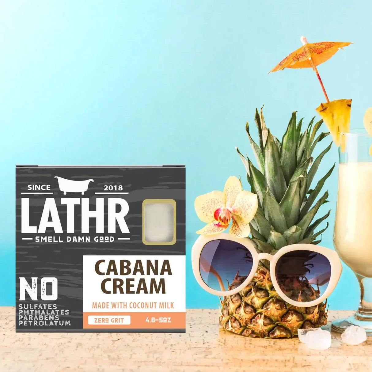 Cabana Cream Soap Bar LATHR Made In Canada