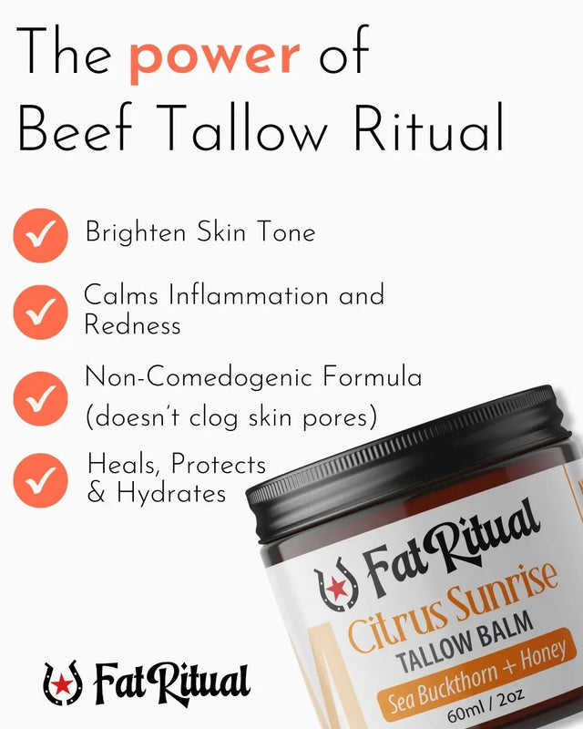 Citrus Sunrise Tallow Balm LATHR Made In Canada