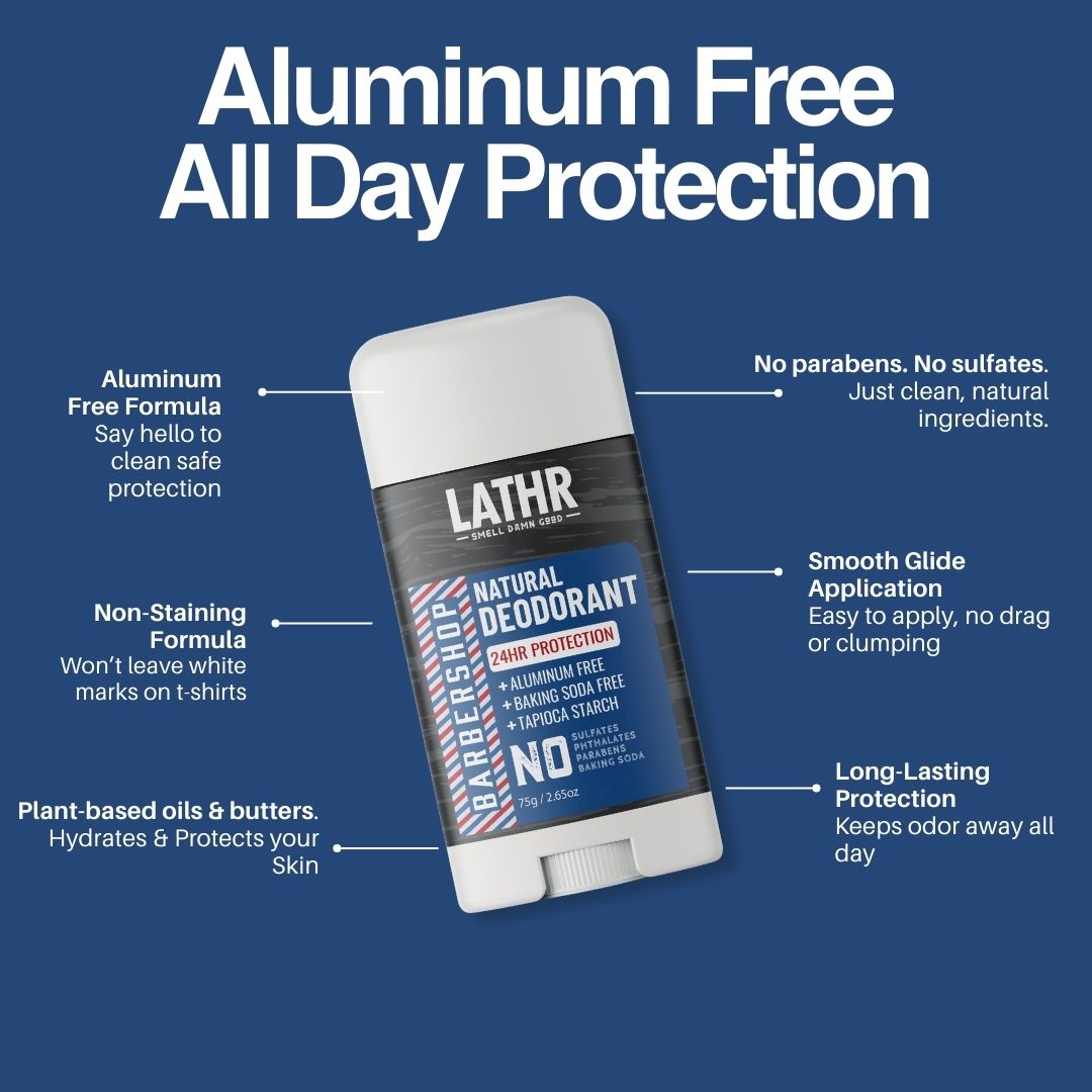 Natural Deodorant Barbershop LATHR Made In Canada