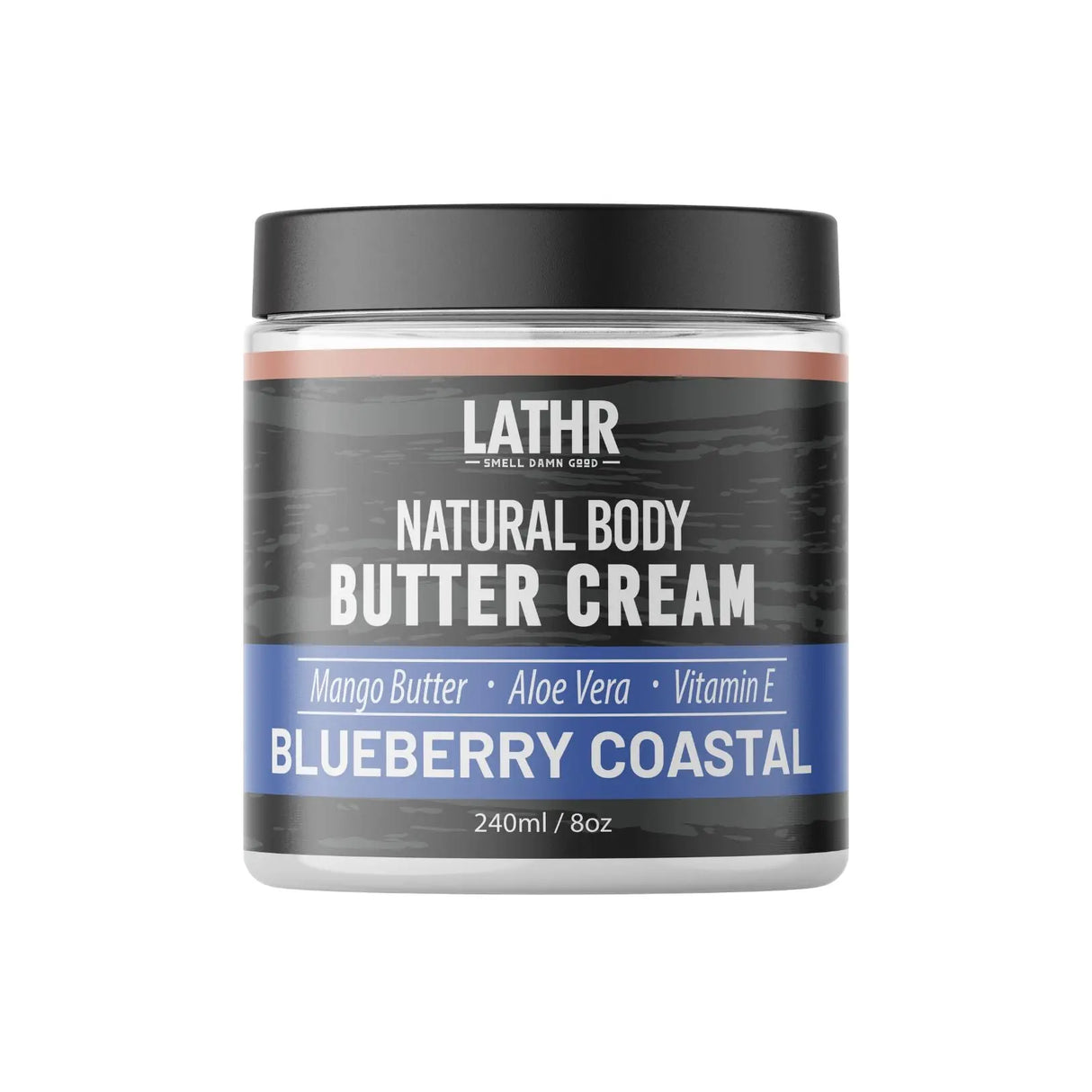 Body Butter Cream Blueberry Coastal 8oz - LATHR