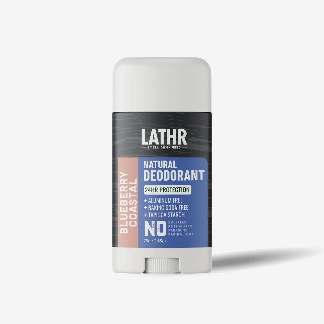 Natural Deodorant Blueberry Coastal LATHR Made In Canada