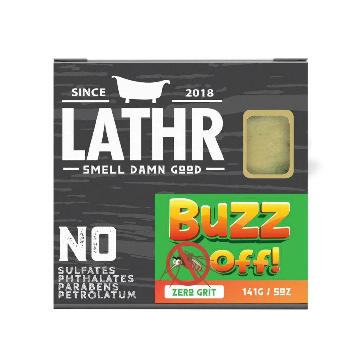 Buzz Off Soap Bar LATHR Made In Canada