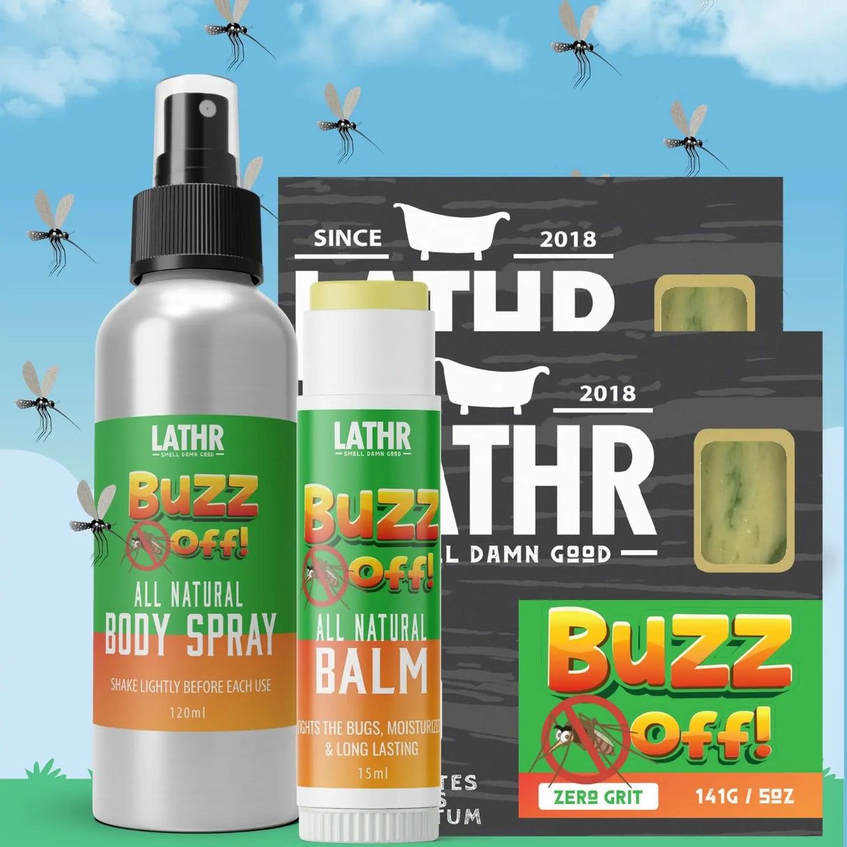 Buzz Off Insect Repellent Safari Kit LATHR Made In Canada