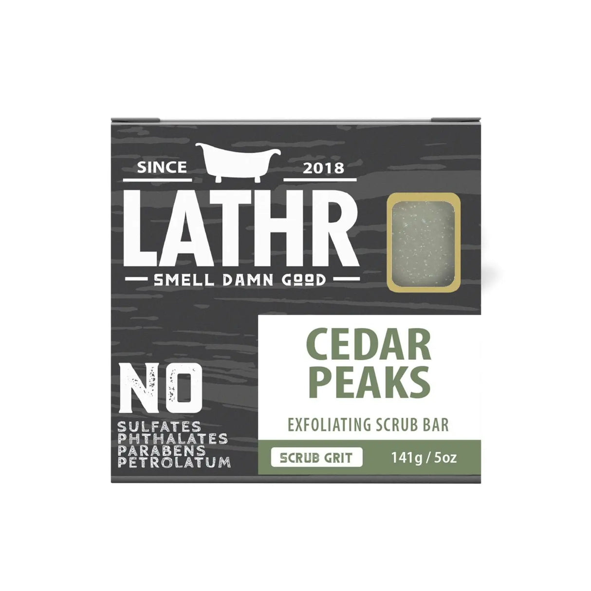 Cedar Peaks Soap Bar LATHR Made In Canada