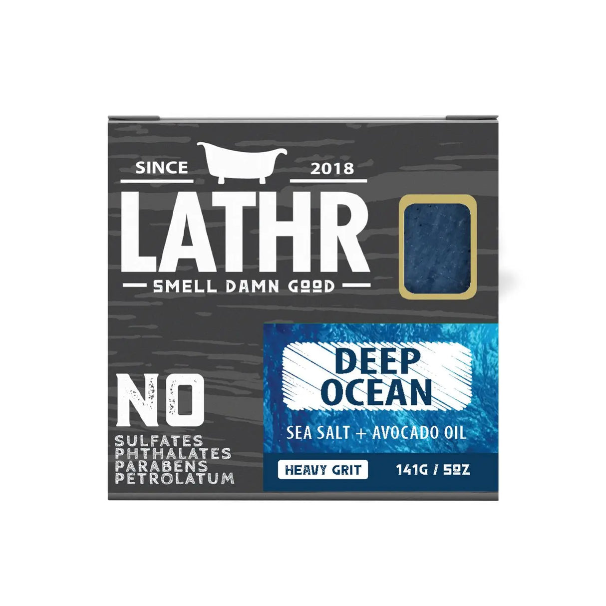 Deep Ocean Soap Bar LATHR Made In Canada