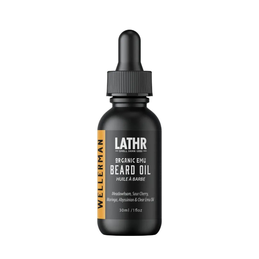 Emu Beard Oil LATHR Made In Canada