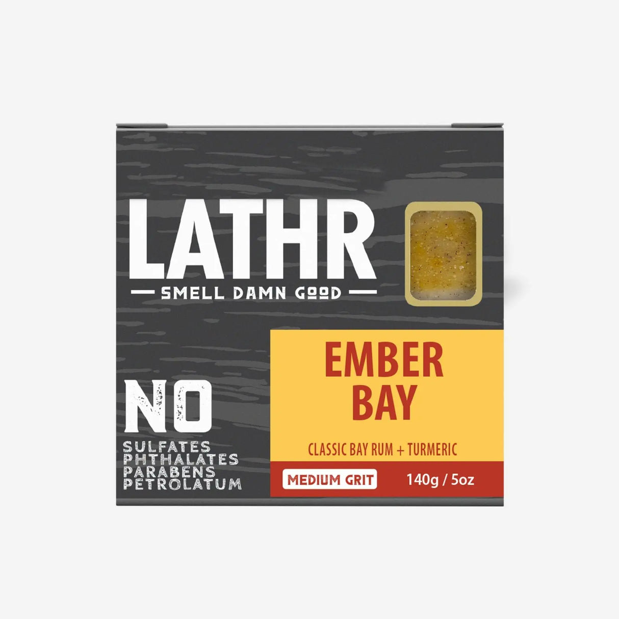 Ember Bay Rum Soap Bar LATHR Made In Canada