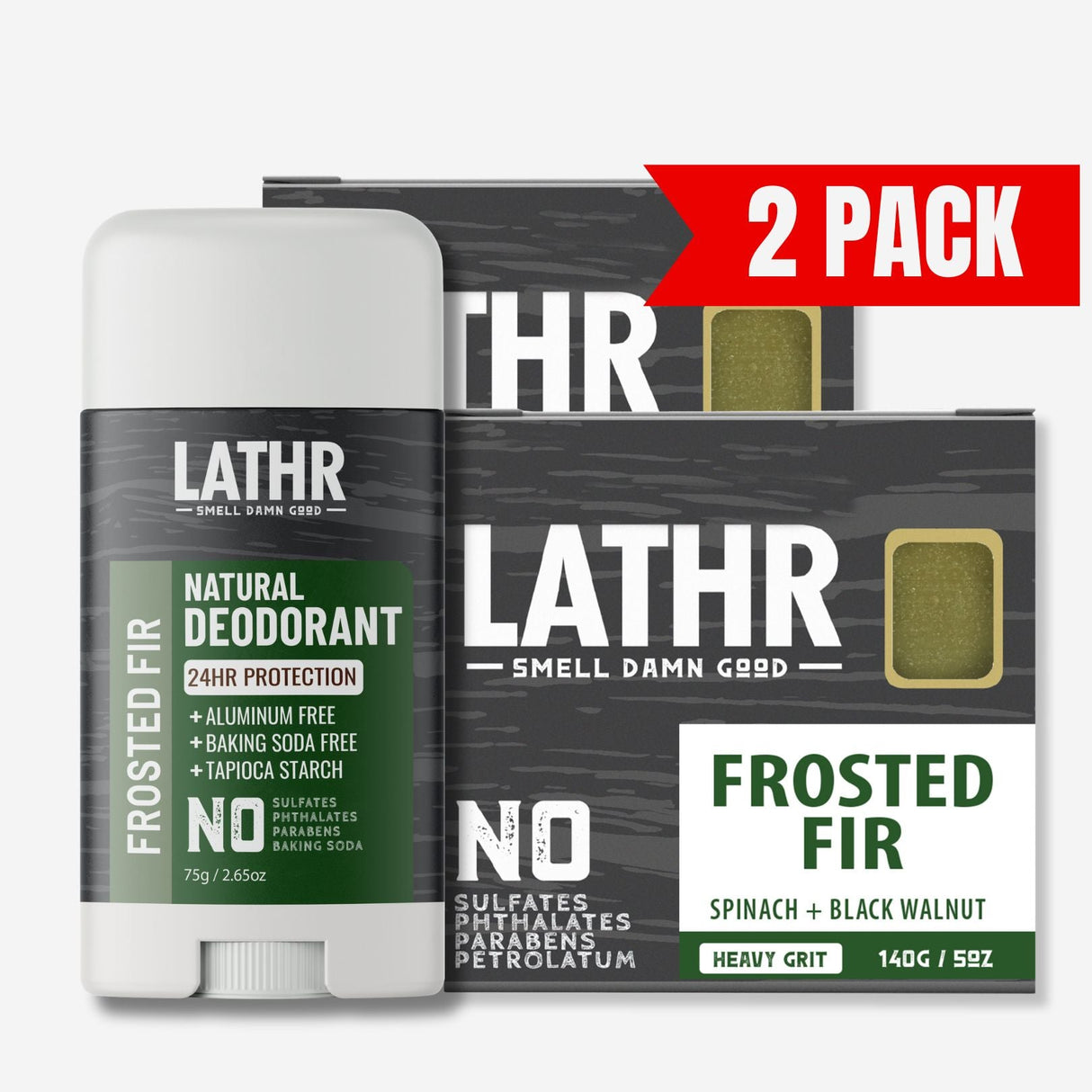 Frosted Fir Soap Bar LATHR Made In Canada