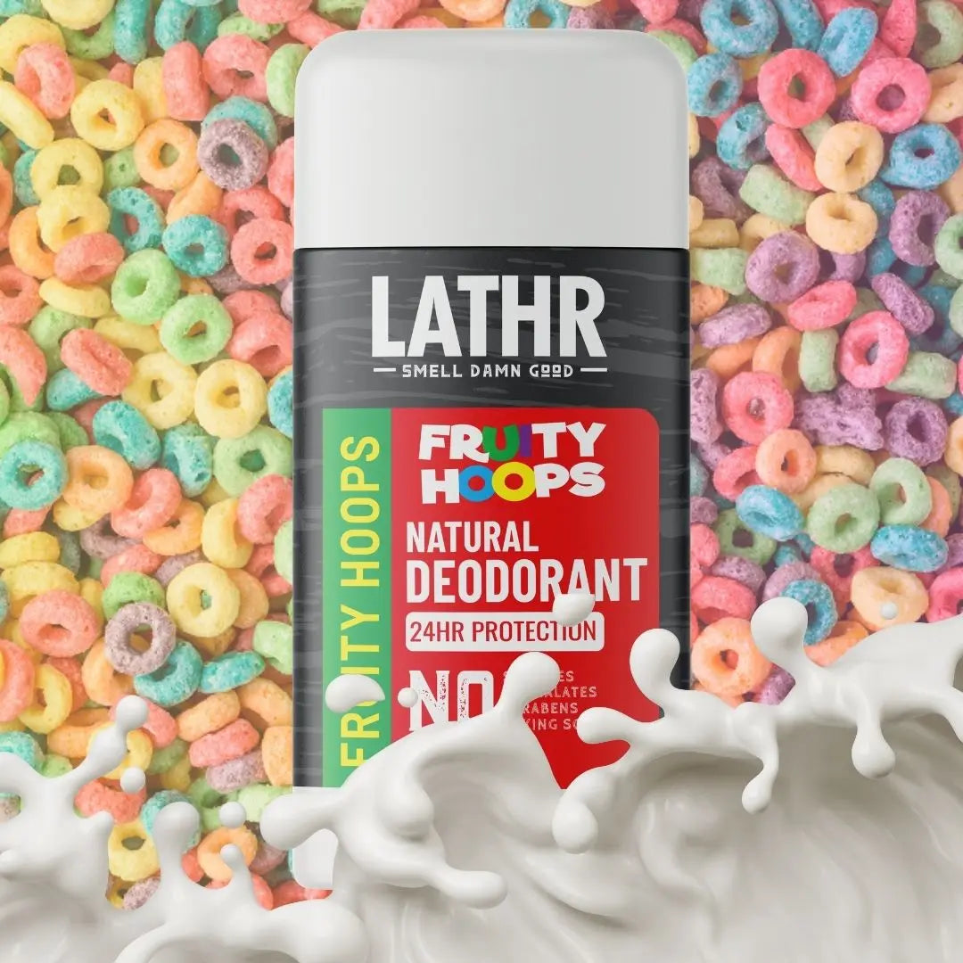 Natural Deodorant Fruity Hoops LATHR Made In Canada