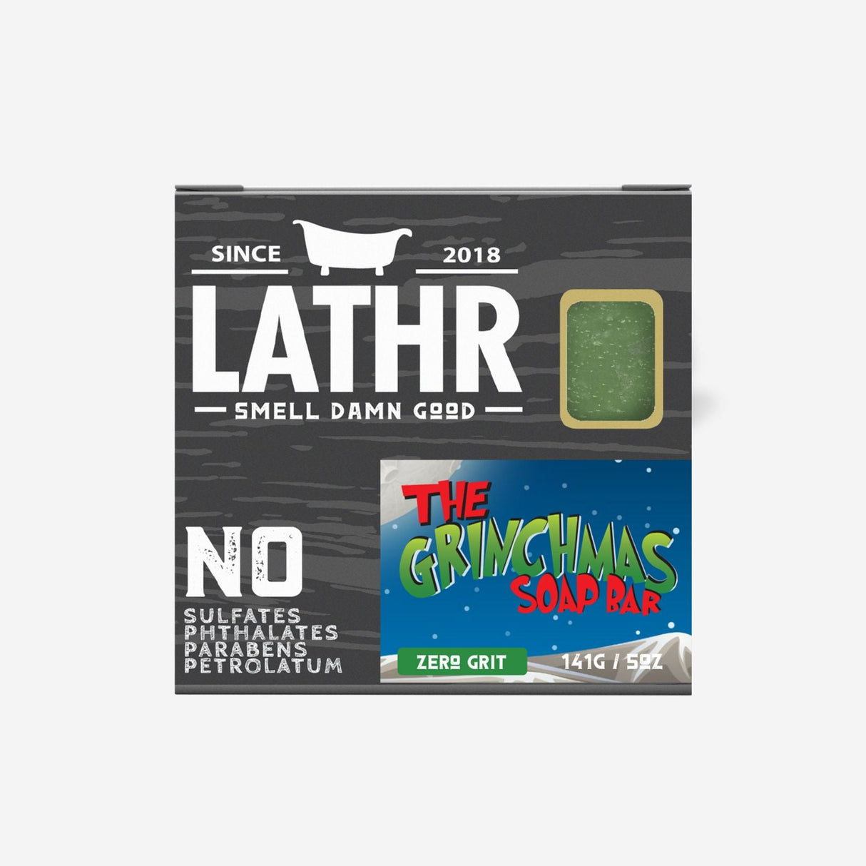 Grinchmas Soap Bar LATHR Made In Canada