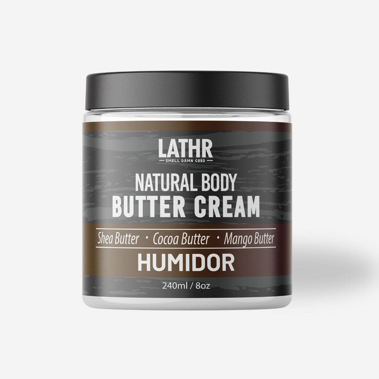 Body Butter Cream Humidor 8oz LATHRΒ Made In Canada