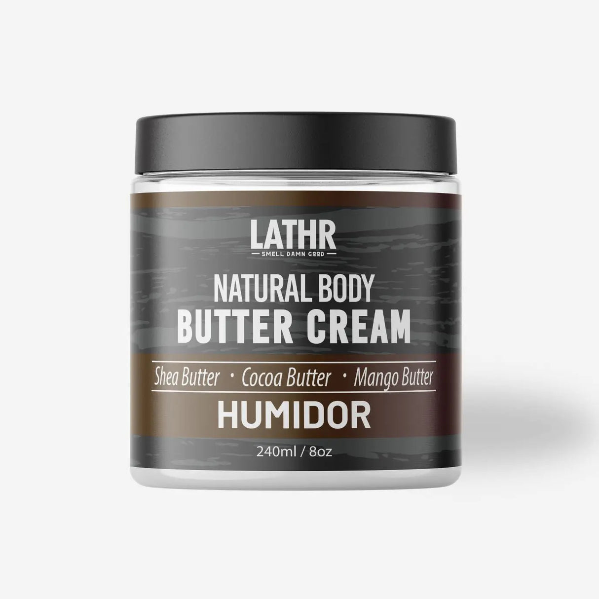 Body Butter Cream Humidor 8oz LATHR Made In Canada