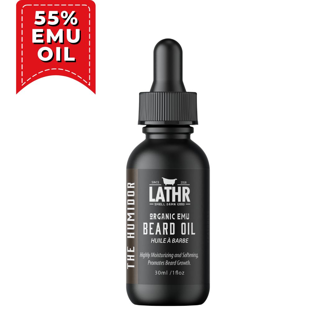 Emu Beard Oil LATHR Made In Canada
