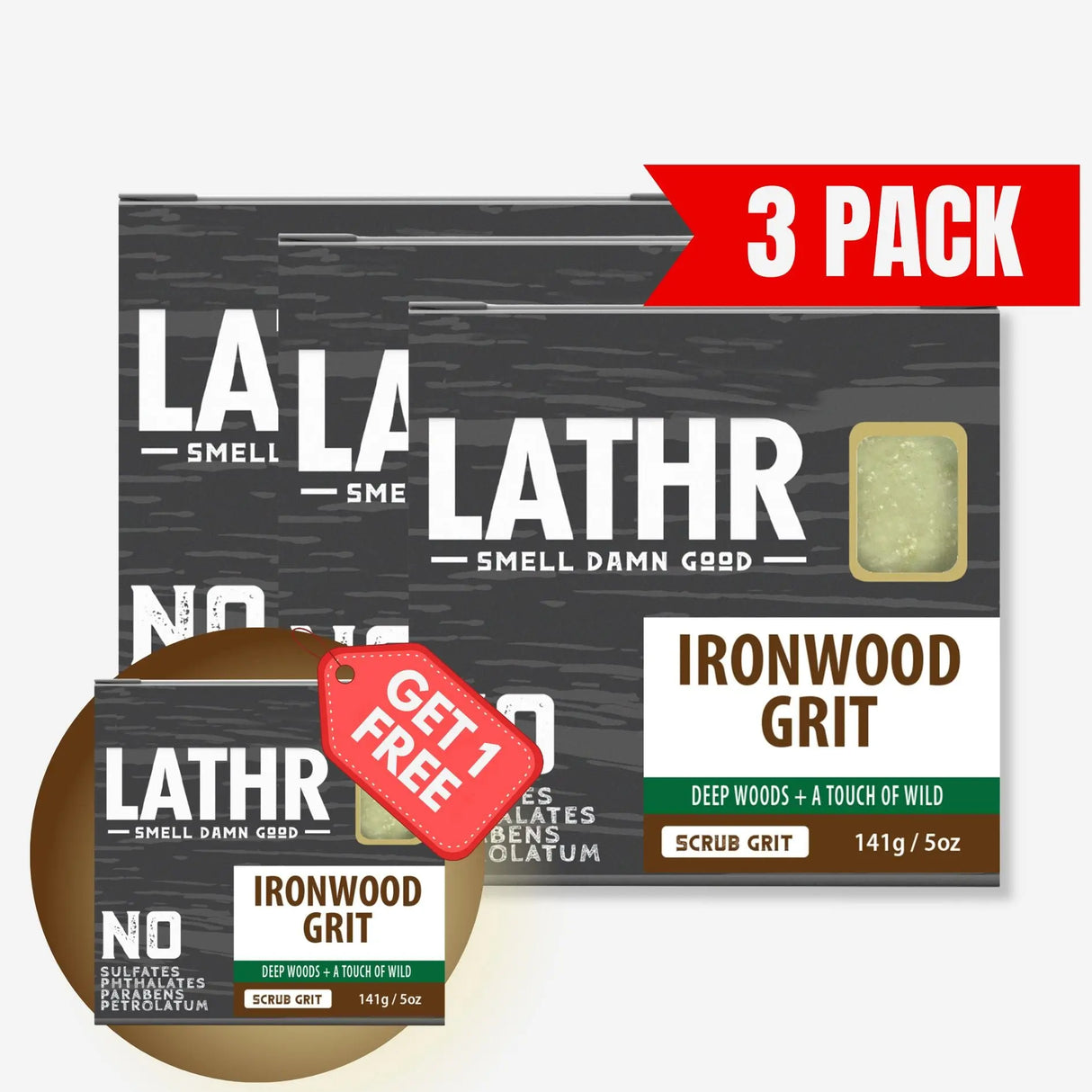 Ironwood Tallow Soap Bar LATHR Made In Canada