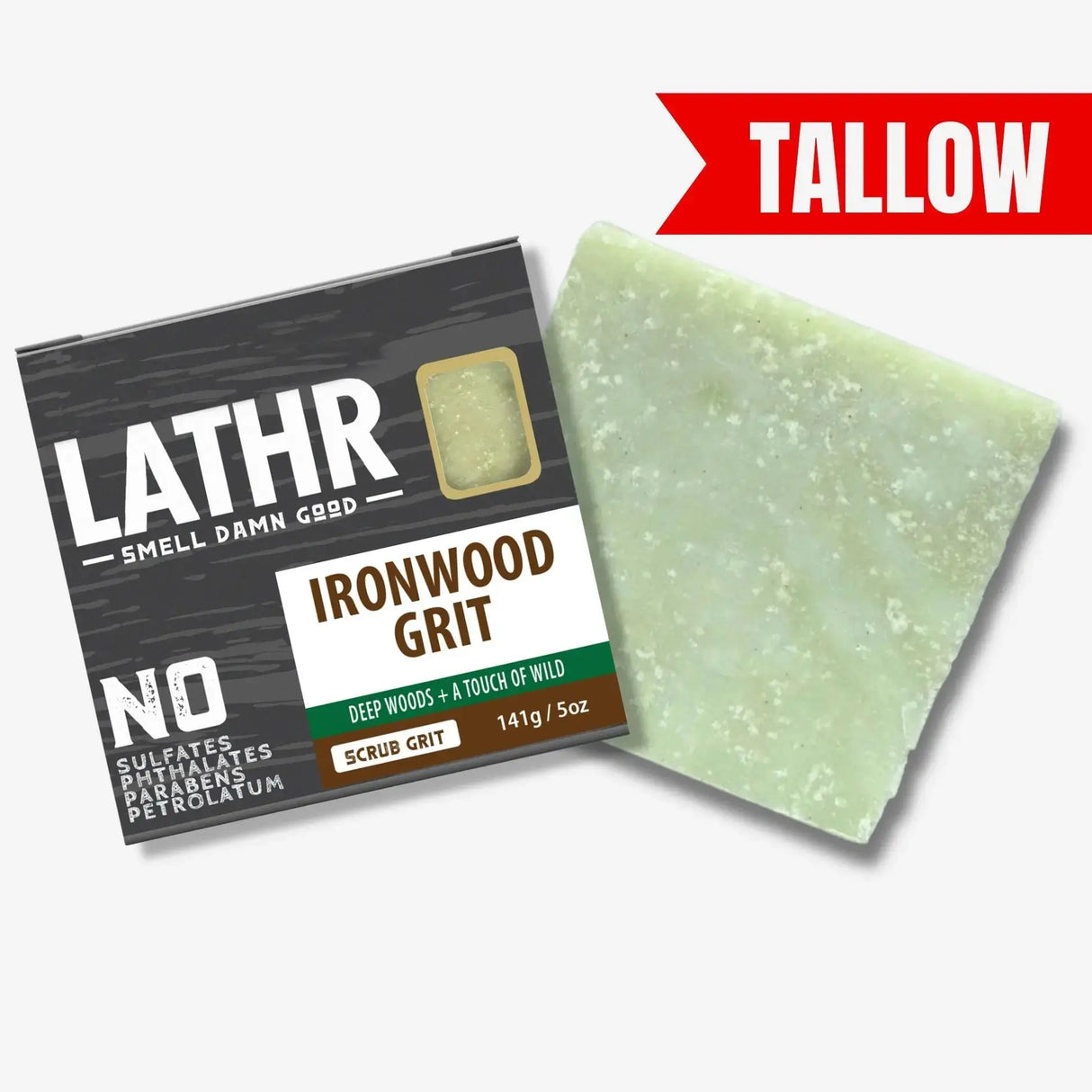 Ironwood Tallow Soap Bar LATHR Made In Canada