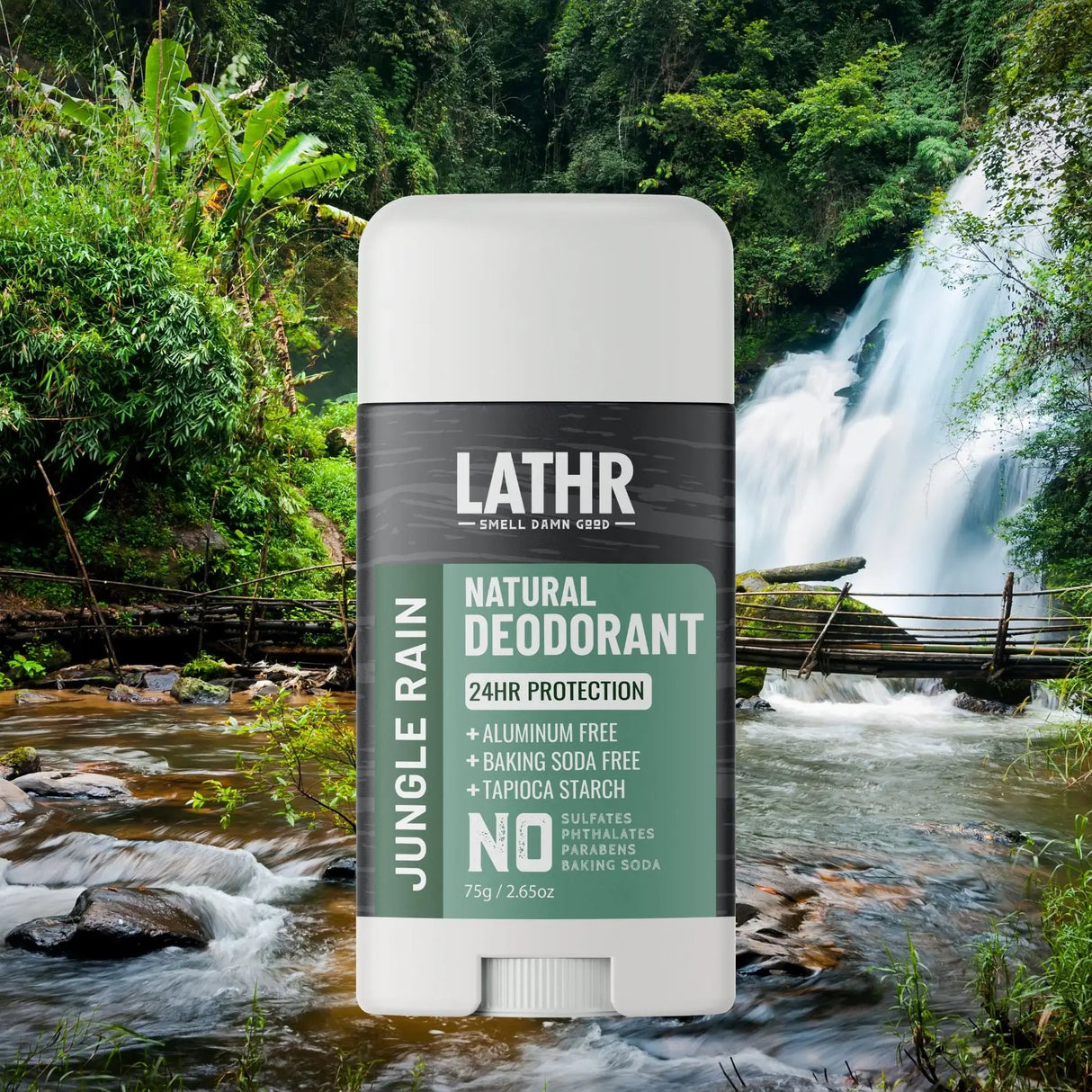 Natural Deodorant Jungle Rain LATHR Made In Canada