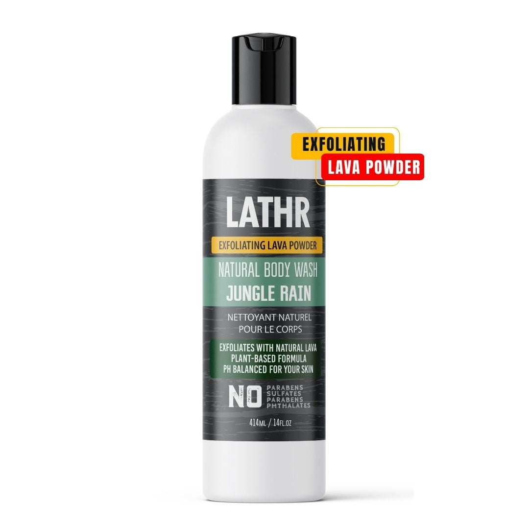 Jungle Rain Exfoliating Body Wash LATHR Made In Canada
