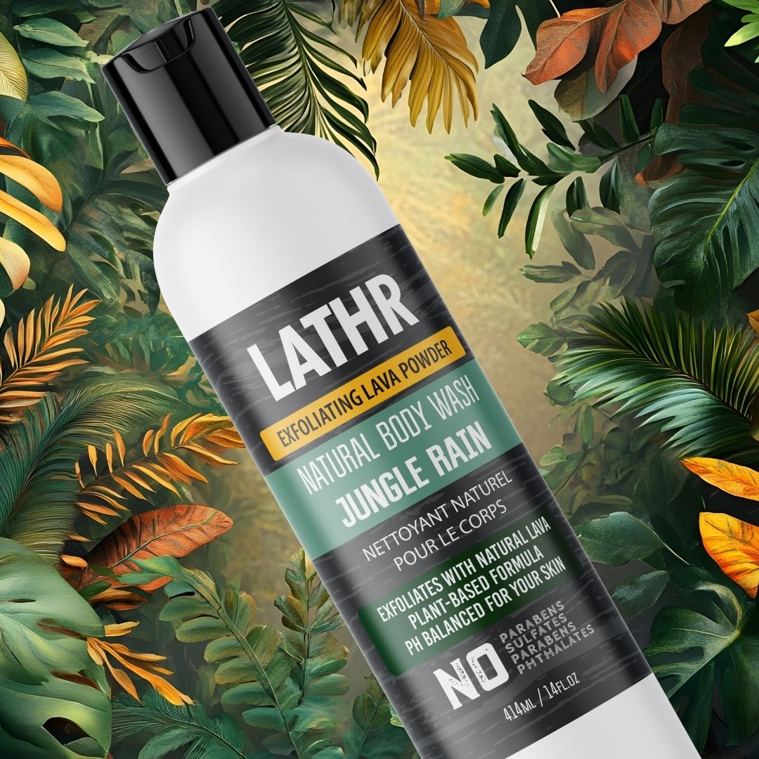 Jungle Rain Exfoliating Body Wash LATHR Made In Canada