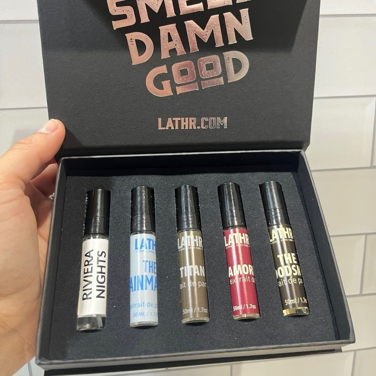 Men’s Cologne Discovery Sample Set LATHR Made In Canada