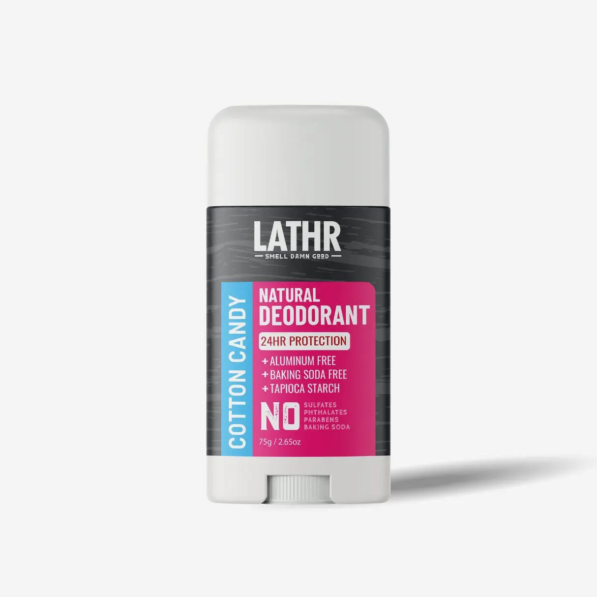 Natural Deodorant Cotton Candy LATHR Made In Canada