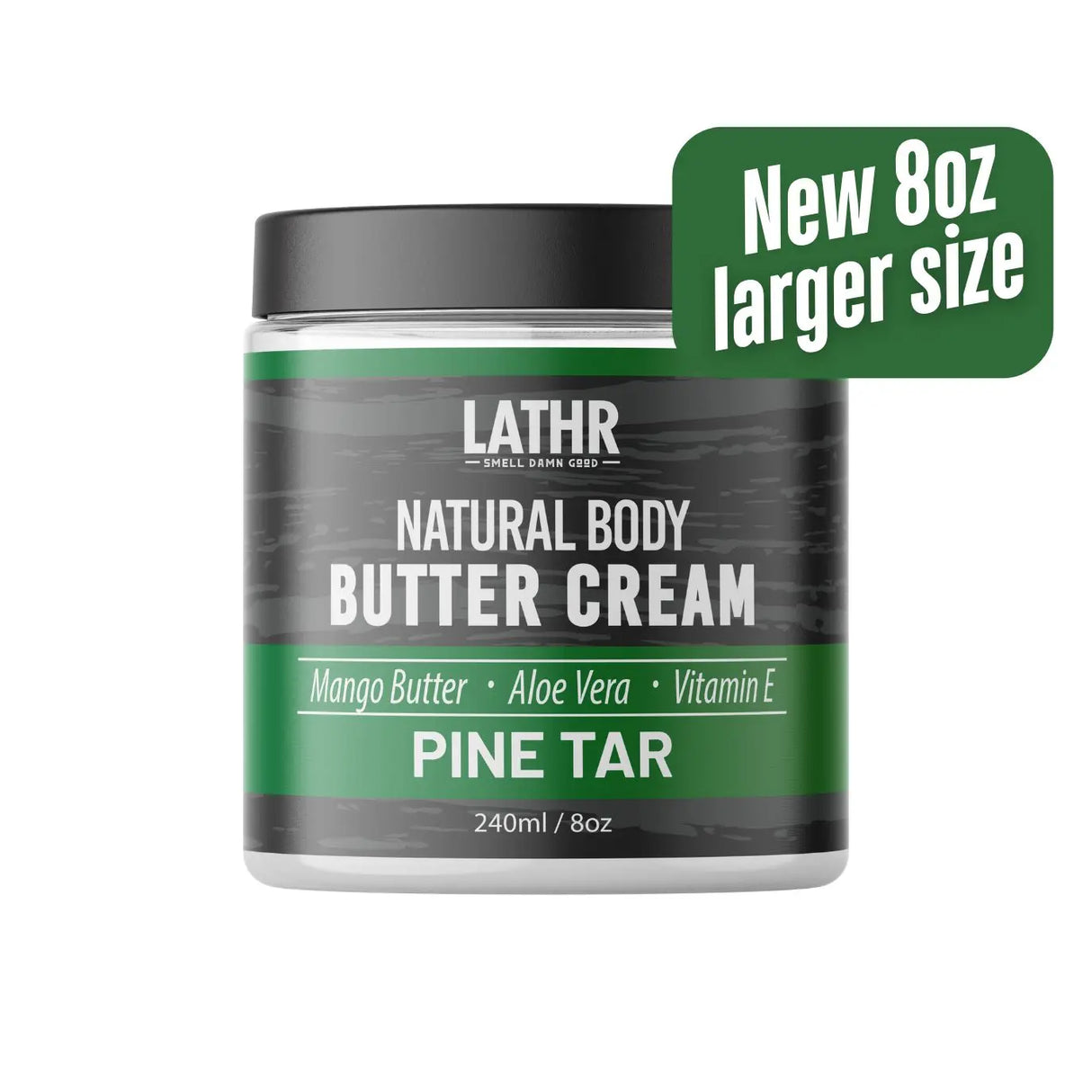 Body Butter Cream - Pine Tar LATHR Made In Canada