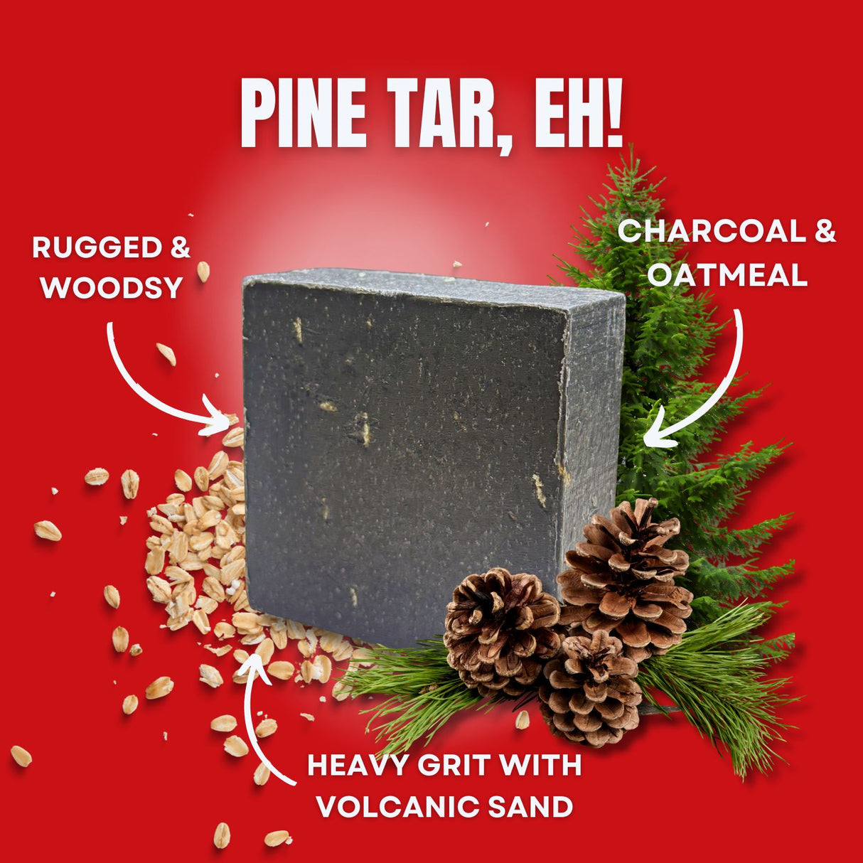 Pine Tar Eh! Soap Bar