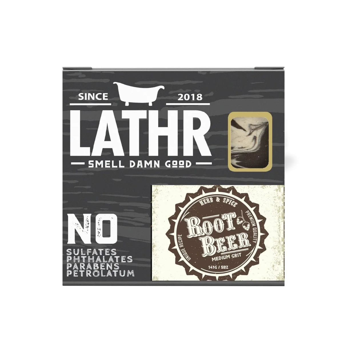 Root Beer Soap Bar LATHR Made In Canada