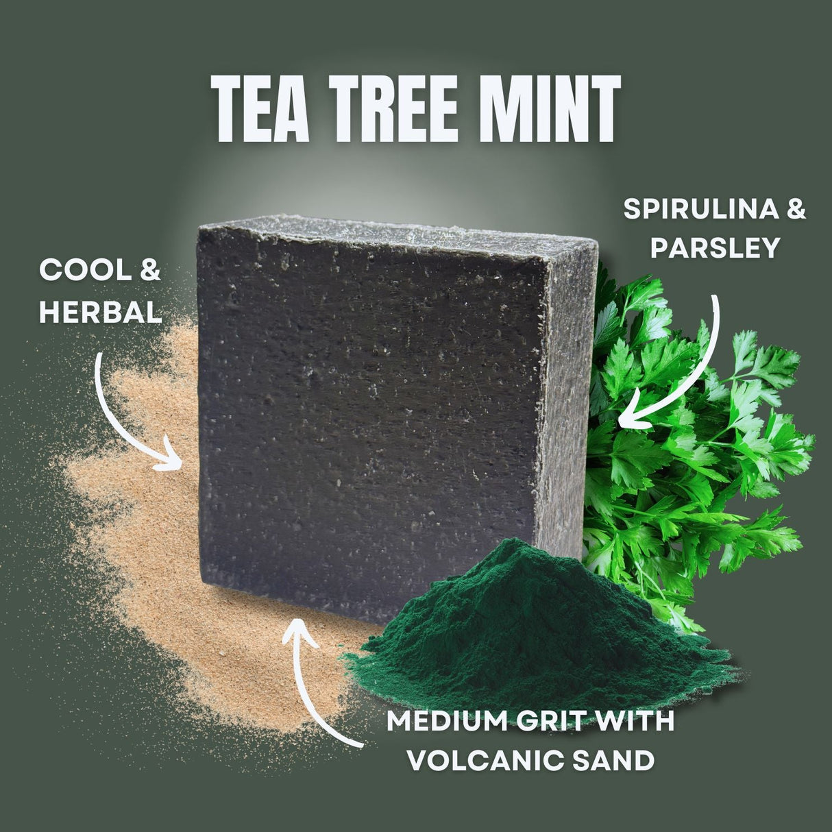 Tea Tree Mint Soap Bar LATHR Made In Canada