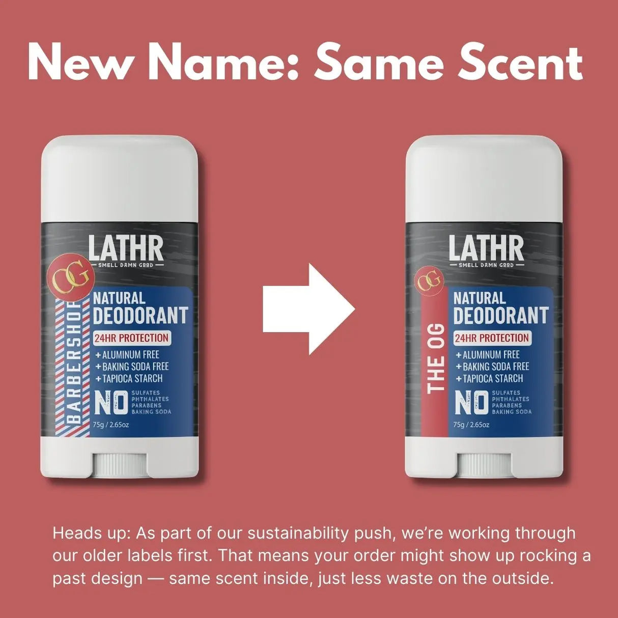 Natural Deodorant The OG LATHR Made In Canada