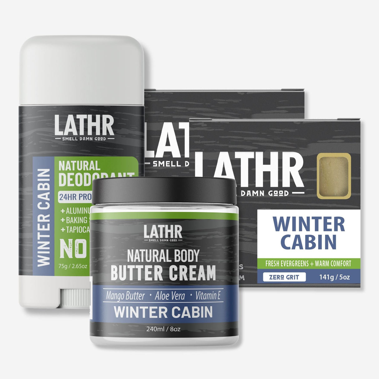 Winter Cabin Soap Bar LATHR Made In Canada