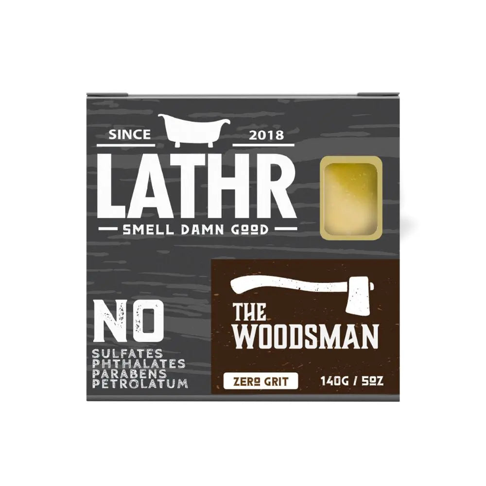 The Woodsman Soap Bar LATHR Made In Canada