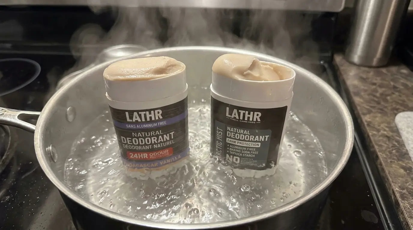 Quick Fix for Your Melted Handmade Deodorant! LATHR Made In Canada