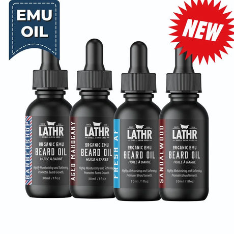 EMU BEARD OIL LATHR Made In Canada