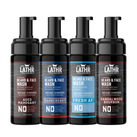 BEARD WASH LATHR Made In Canada