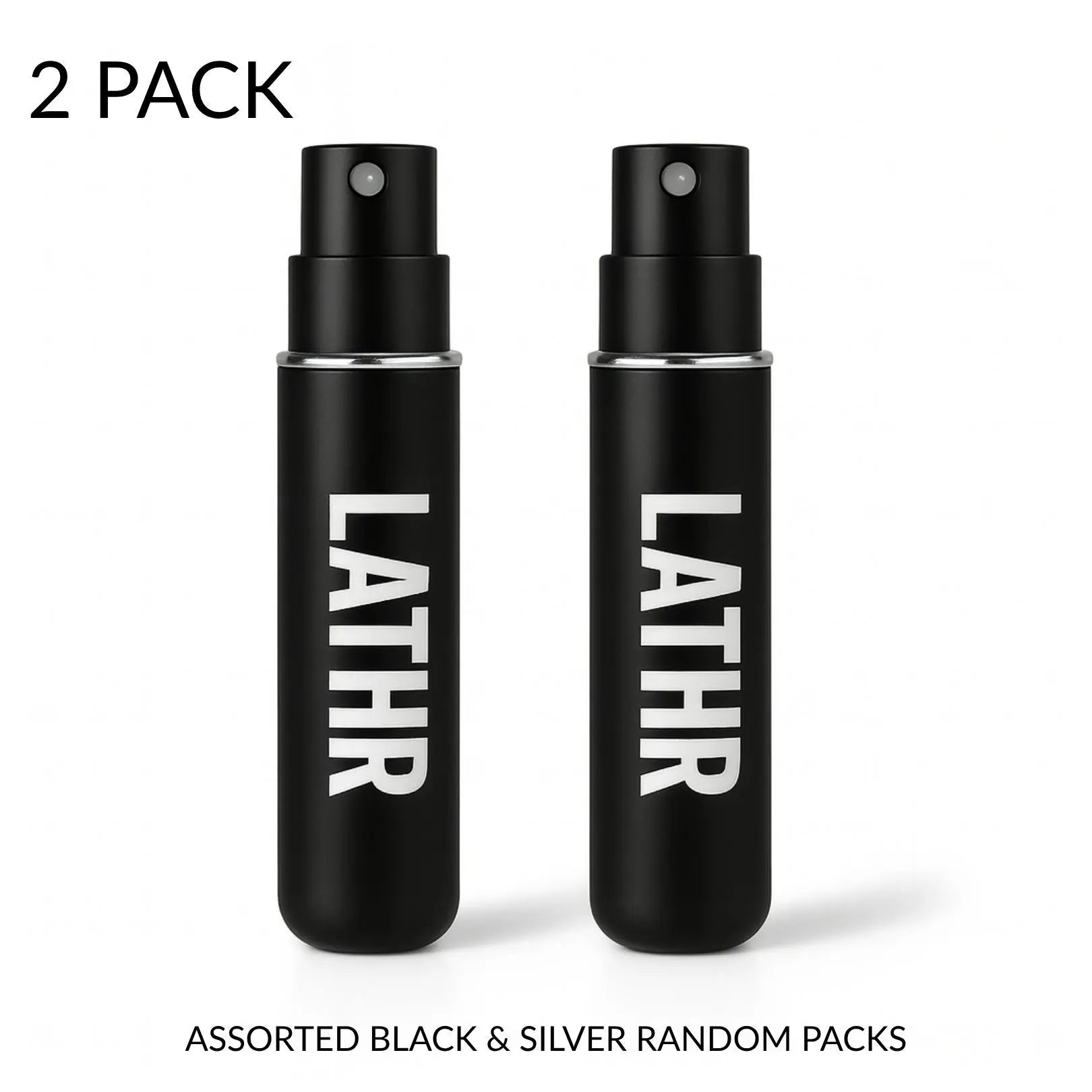 Cologne Refillable Travel Sprayer Atomizer 2 Pack LATHR Made In Canada