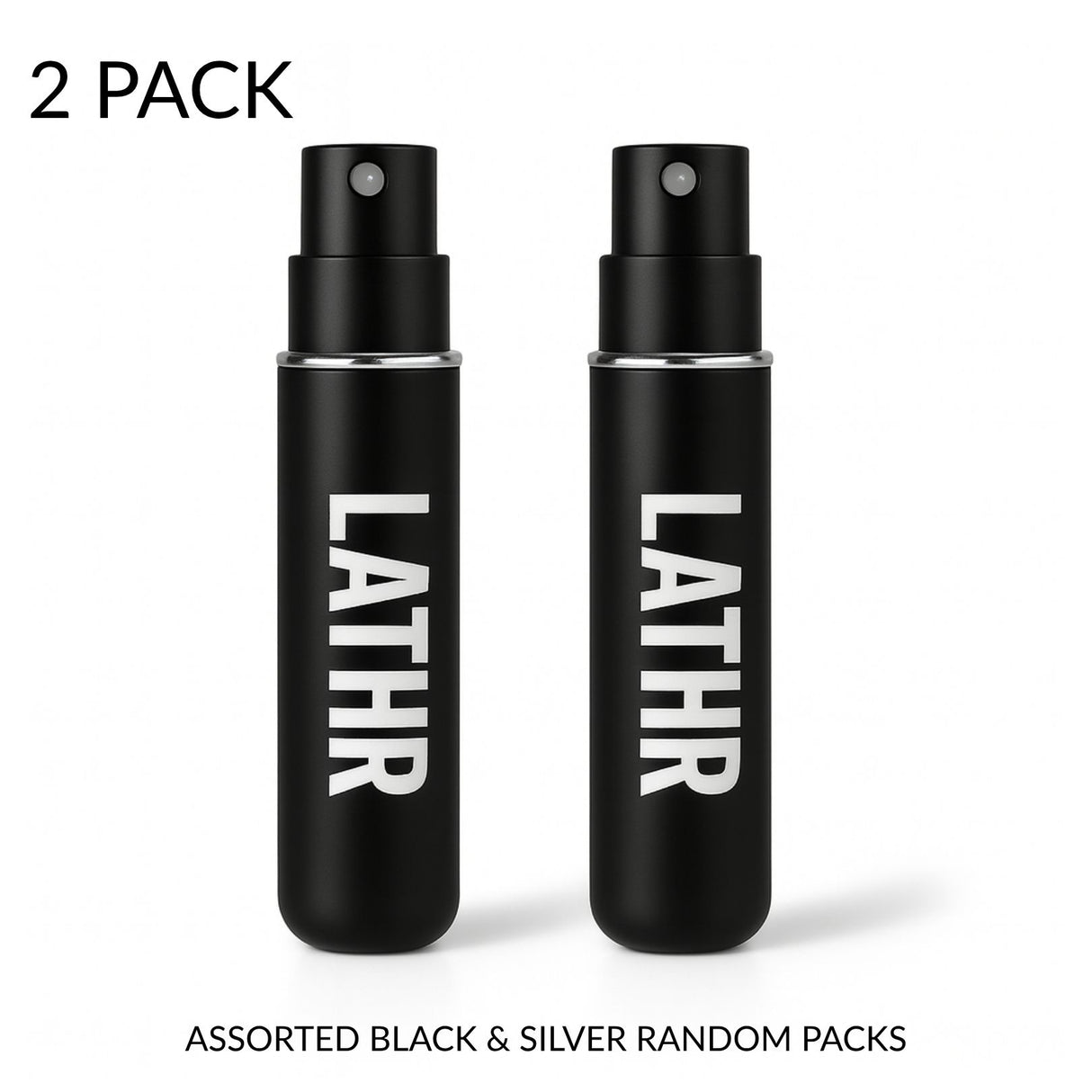 Cologne Refillable Travel Sprayer Atomizer 2 Pack