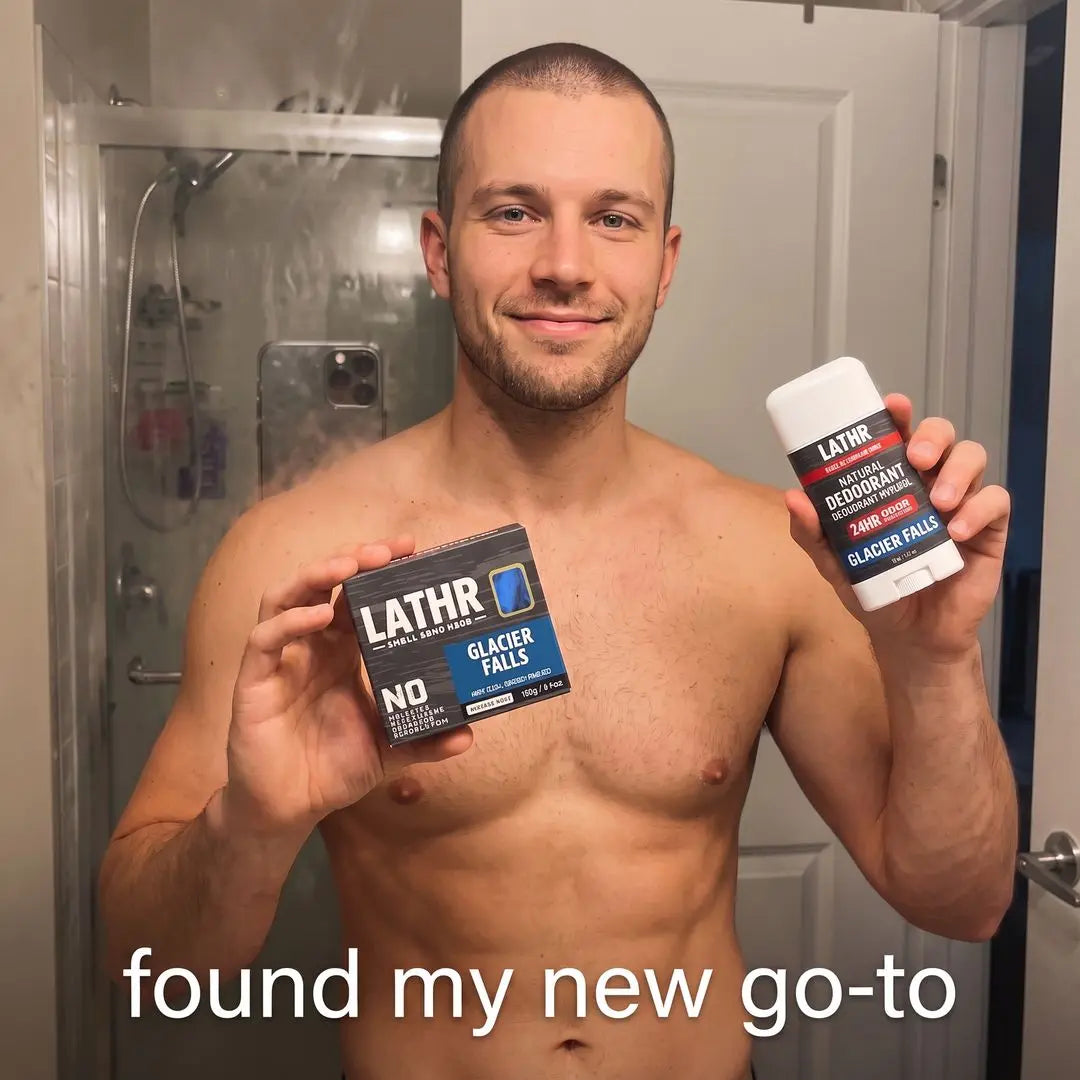 Natural Deodorant Glacier Falls LATHR Made In Canada
