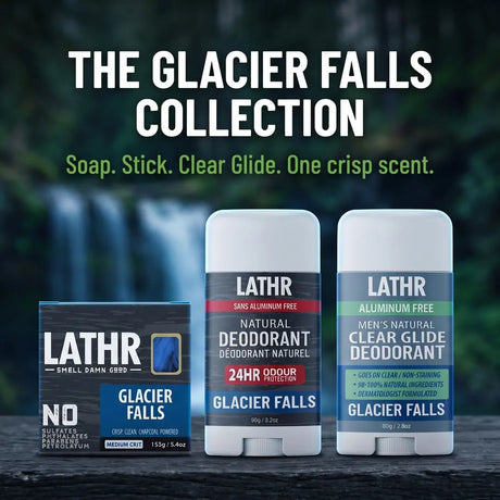 Natural Deodorant Glacier Falls LATHR Made In Canada