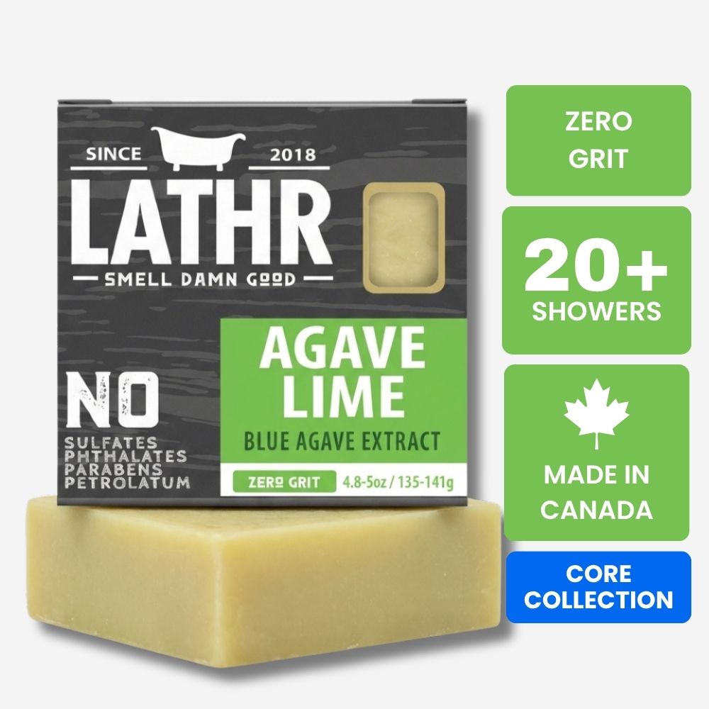 Agave Lime Soap Bar LATHR Made In Canada