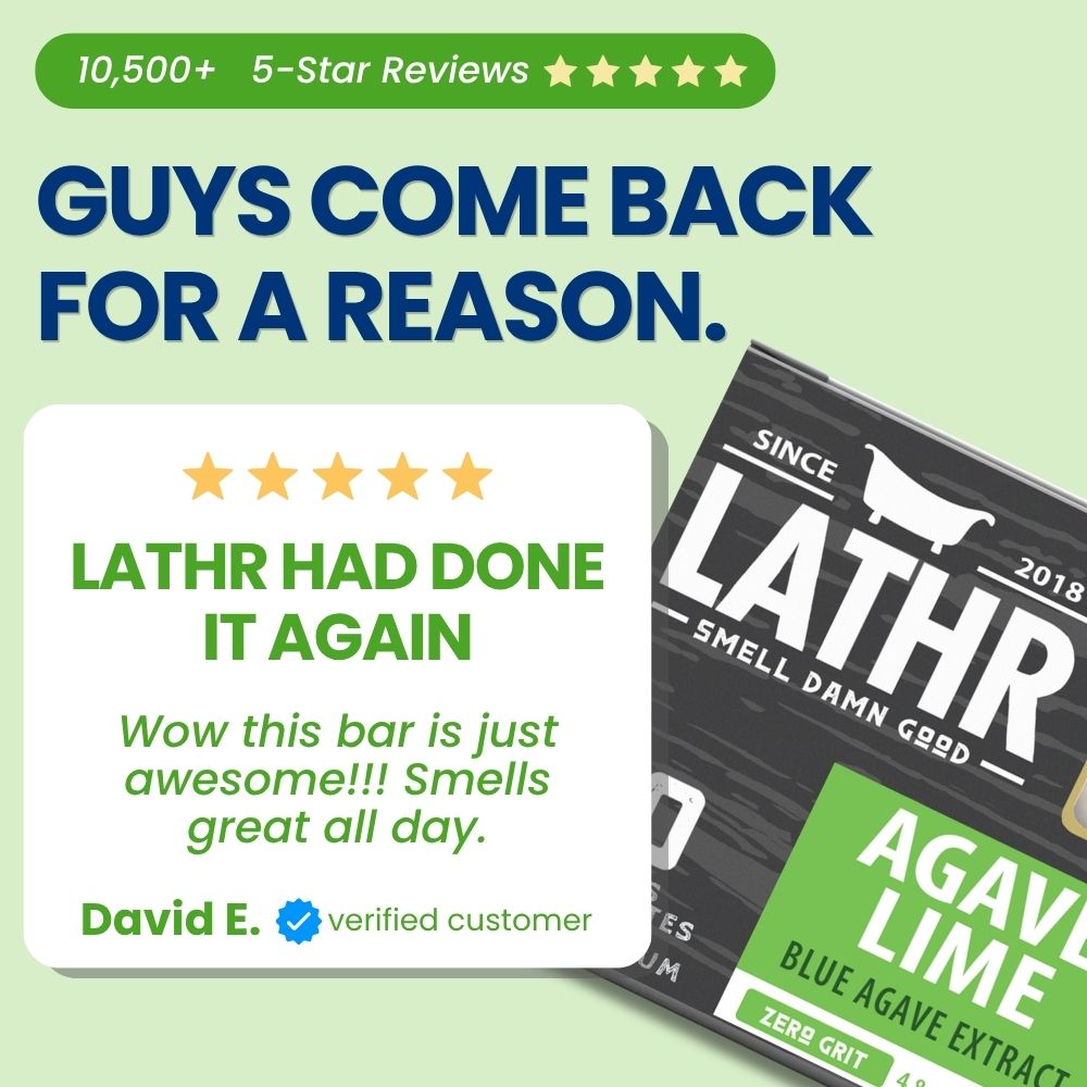 Agave Lime Soap Bar LATHR Made In Canada