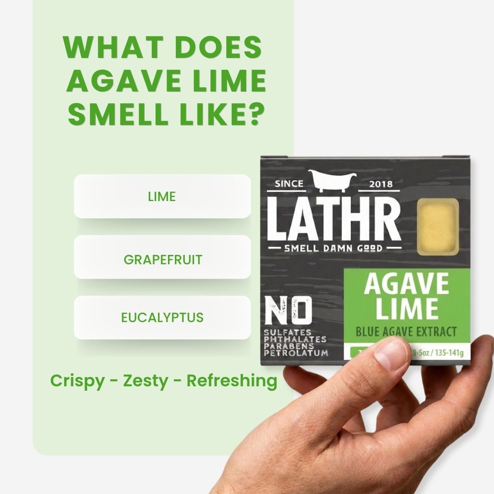 Agave Lime Soap Bar LATHR Made In Canada