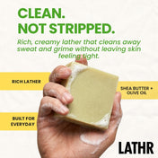 Agave Lime Soap Bar LATHR Made In Canada