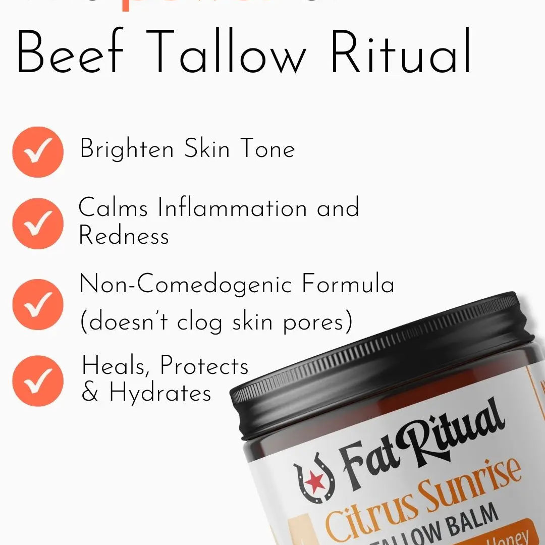Citrus Sunrise Tallow Balm LATHR Made In Canada