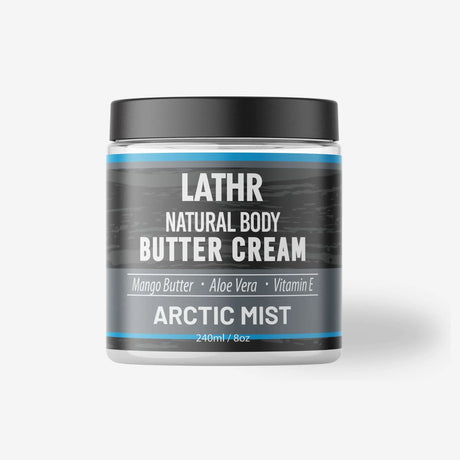 Body Butter Cream Arctic Mist LATHR Made In Canada