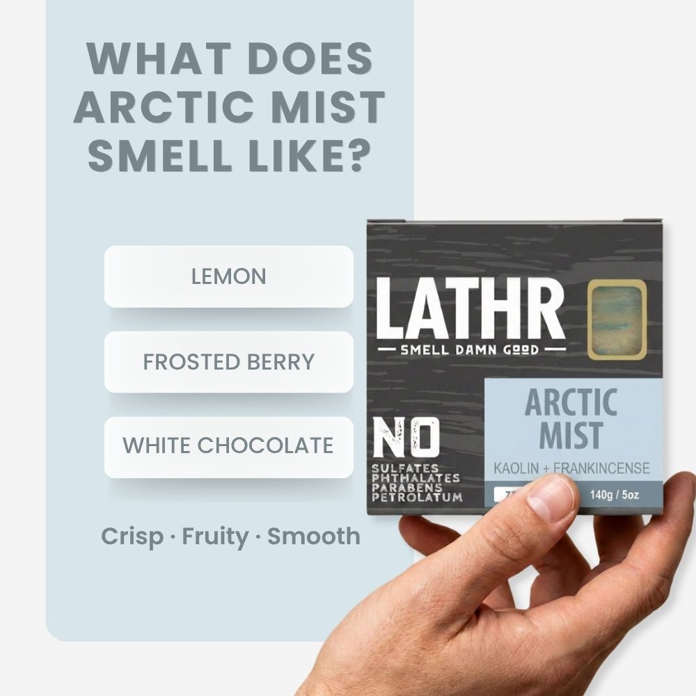 Arctic Mist Soap Bar LATHR Made In Canada