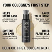 Barbershop Body Oil LATHR Made In Canada