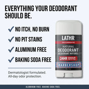 Natural Deodorant Barbershop LATHR Made In Canada