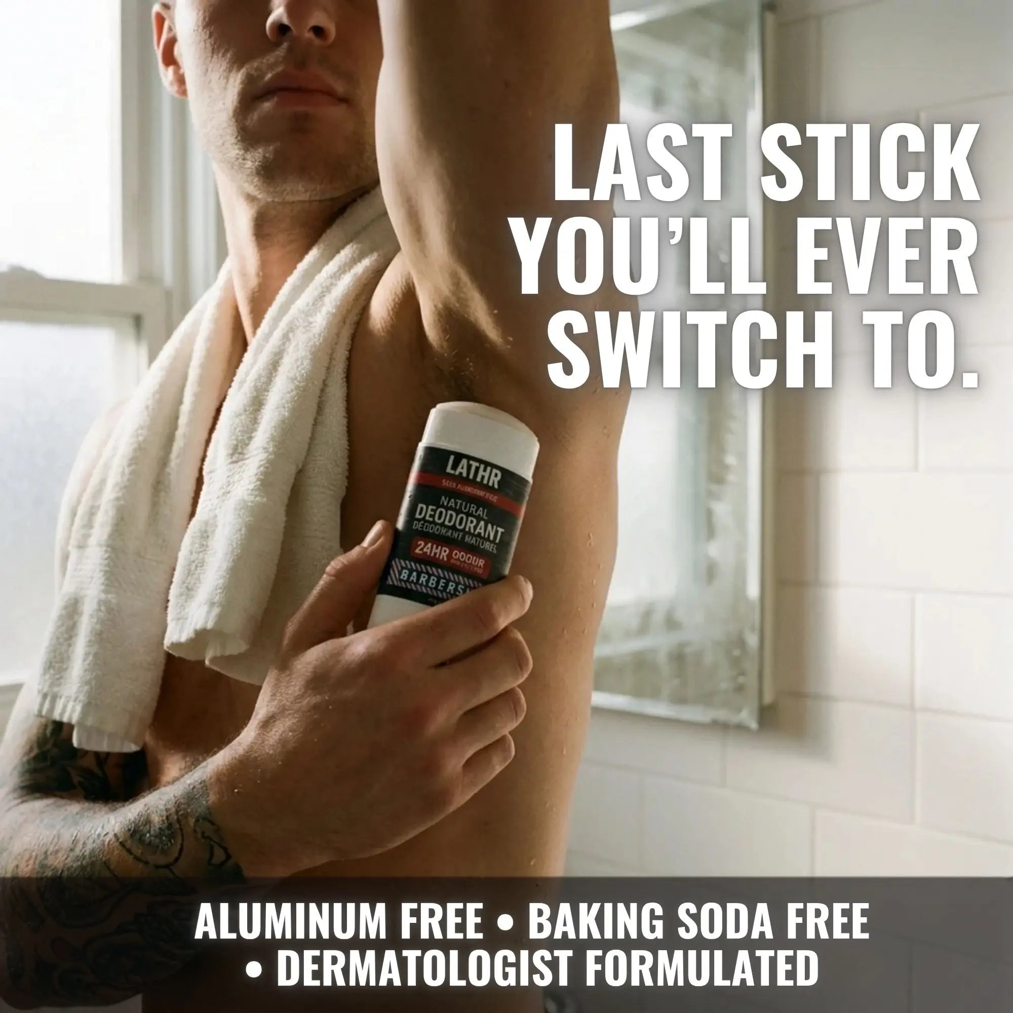 Natural Deodorant Barbershop LATHR Made In Canada